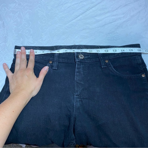 Wrangler Stretchy Q Baby Black Bootcut Jeans Denim Vintage size 7 x 31 inseam - Picture 12 of 16